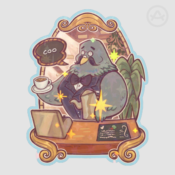 Brewster's Coffee (sticker) - FAN ART