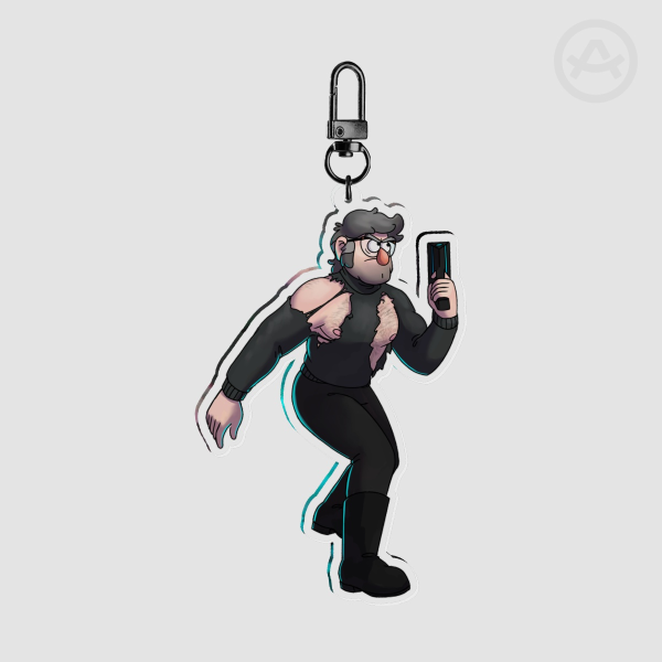 Hunky Sci-fi Hero Ford Keychain