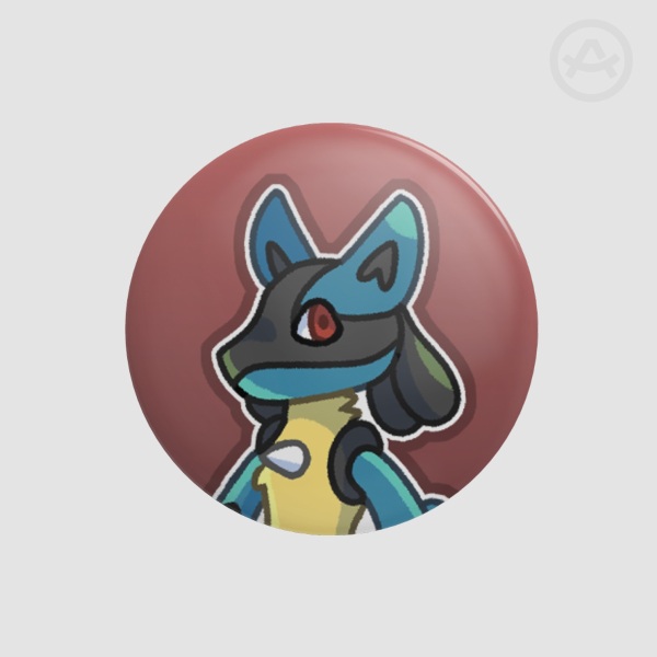 Lucario Pinback Button
