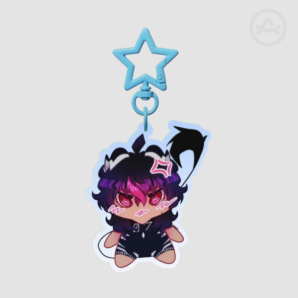 angy star Keychain
