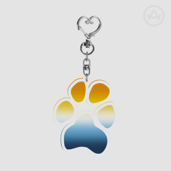 Aroace Paw | Clear Acrylic Keychains