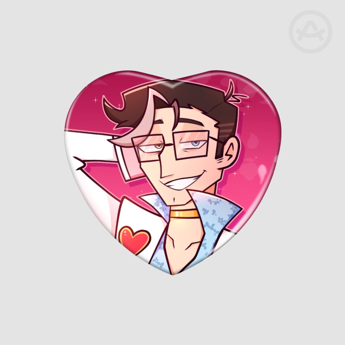Vincent Heart Pin