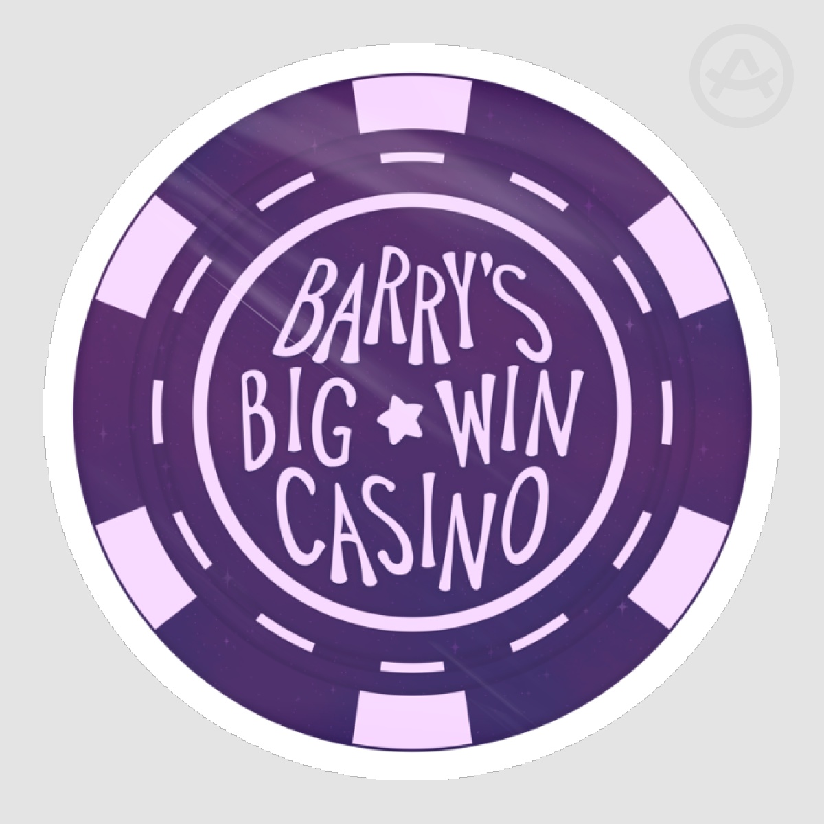 Barry's Big Win Casino Sticker