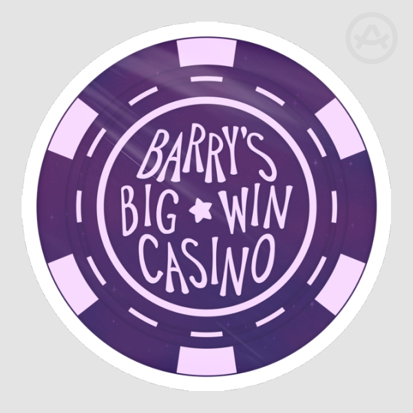 Barry's Big Win Casino Sticker