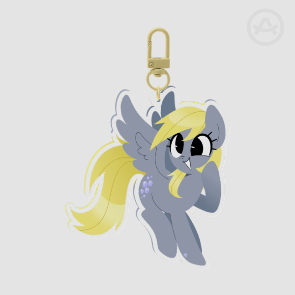 Derpy Hooves/Muffins/Bubbles Acrylic Keychain