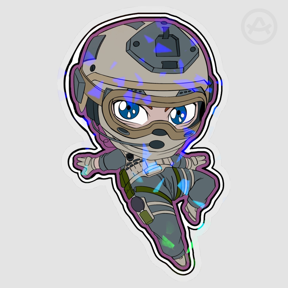 Clear PET Vinyl Die Cut Stickers
