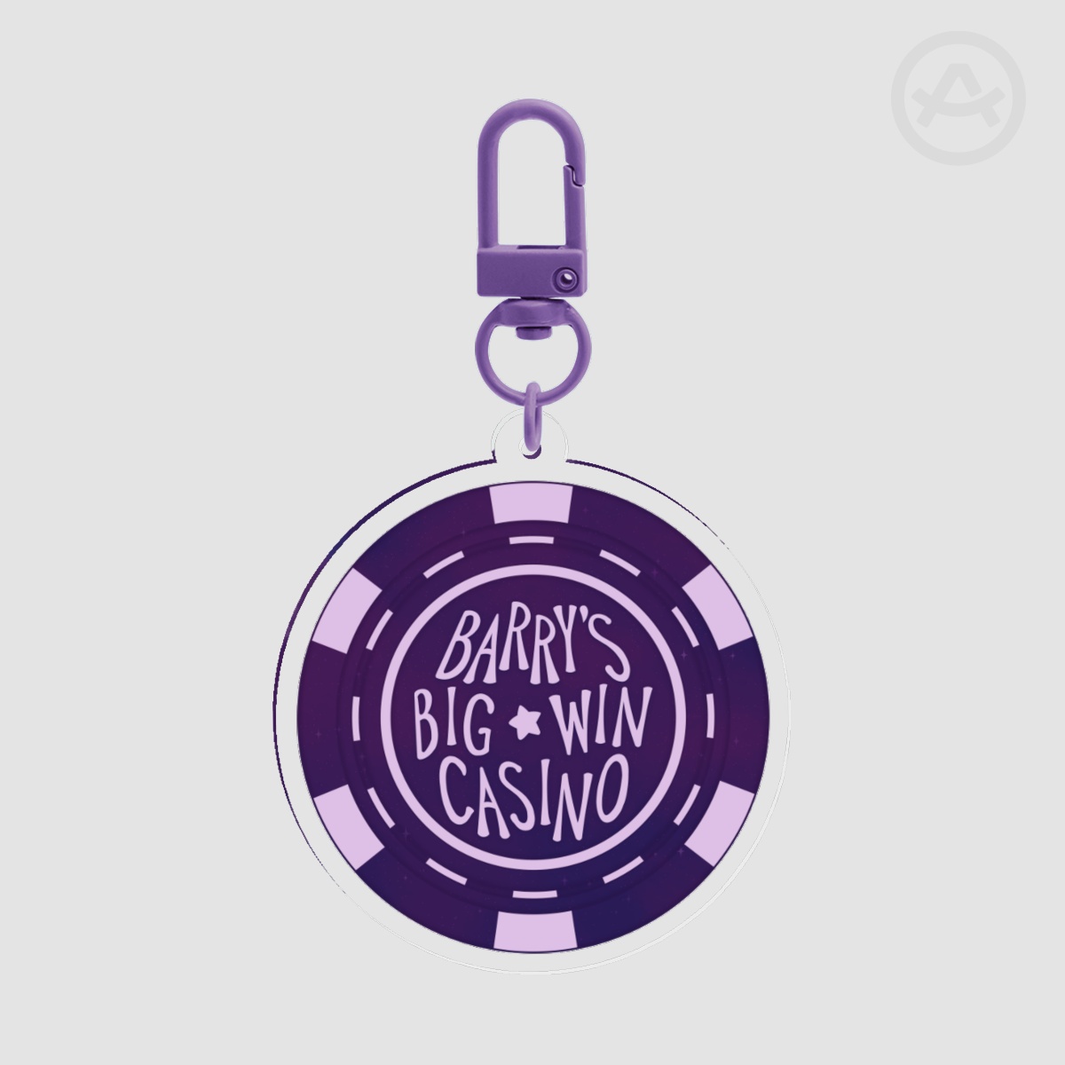 Barry's Big Win Casino Keychain