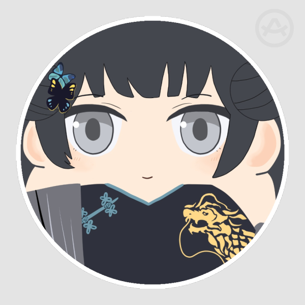 [Blue Archive] Ryuuge Kisaki Round Sticker