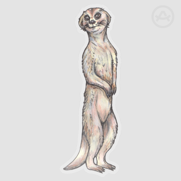 Meerkat Vinyl Sticker