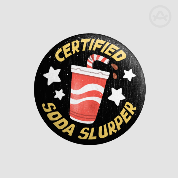 Soda Slurper | [M] Badge