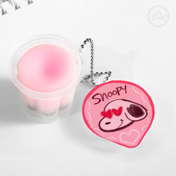 Snoopy Squishy Pudding Jelly Keychains