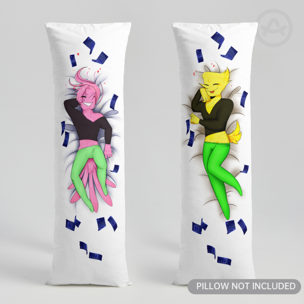 Pink/Yellow addisons Body Pillowcase - 23.6"x70.9"(60x180cm)