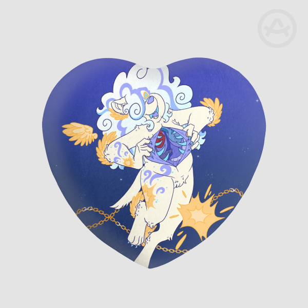 Gutsy Harmony - Heart Plush Badge