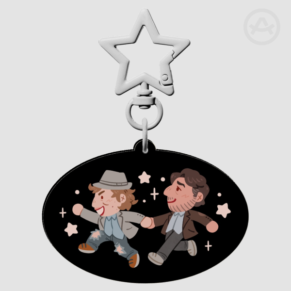 NTBTS | Matt & Jay | Wood Keychain
