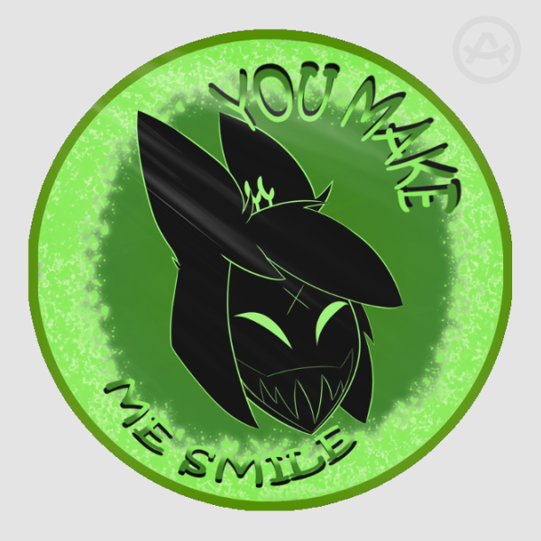 You Make Me Smile Alastor Sticker