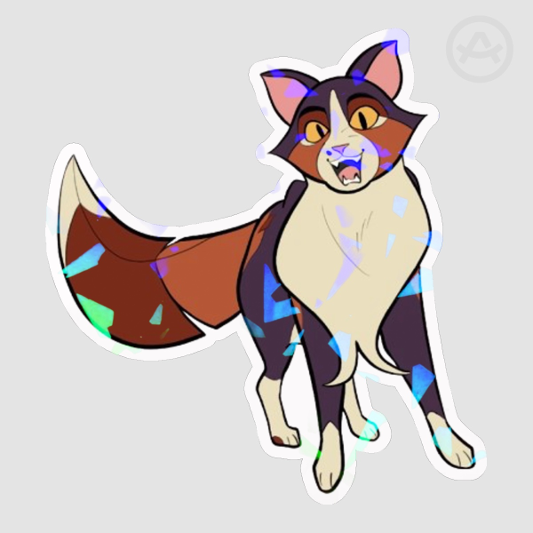 Spotted Rainbow Holo Sticker