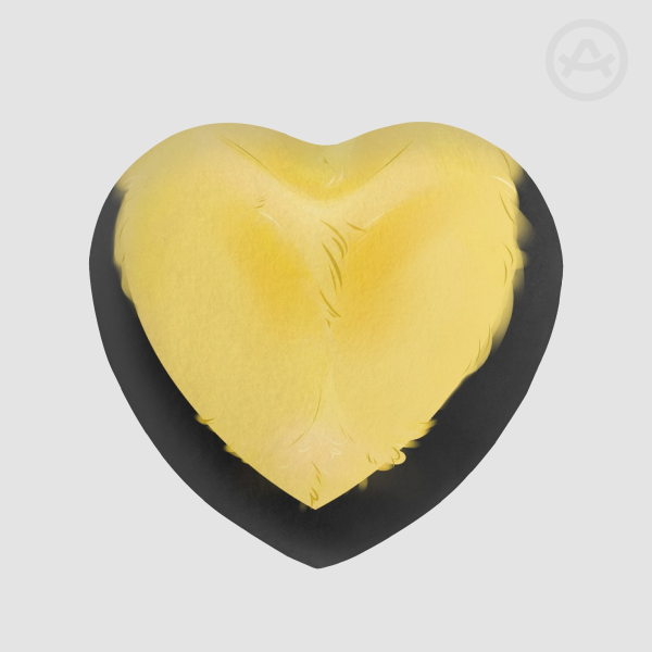 Yellow floof Plush Badge