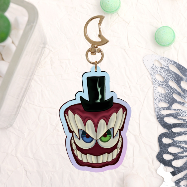 Caine Rainbow Acrylic Keychain