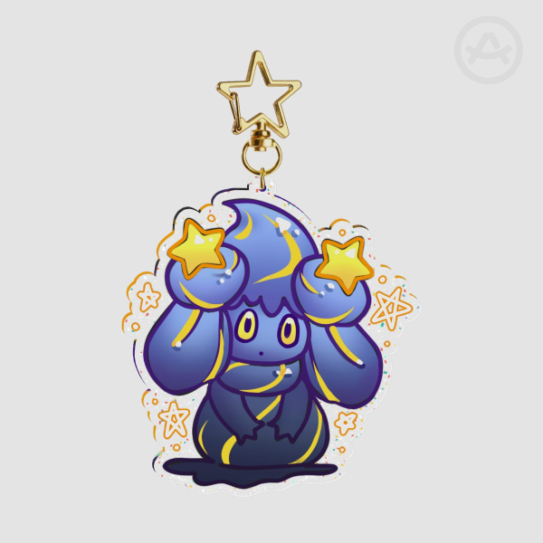 Alcremie ⭐️ glitter keychain