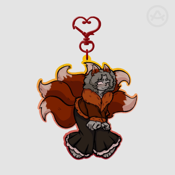 Trickster / Kitsune Mewmew Keychain