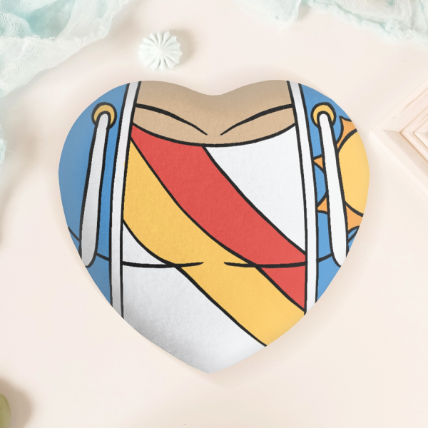 Sunny Day Jack - Jack Plush Heart Badge