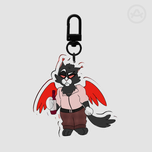 Husk Hazbin Keychain
