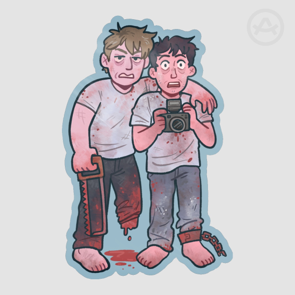 SAW | Bathroom Boys | Sticker