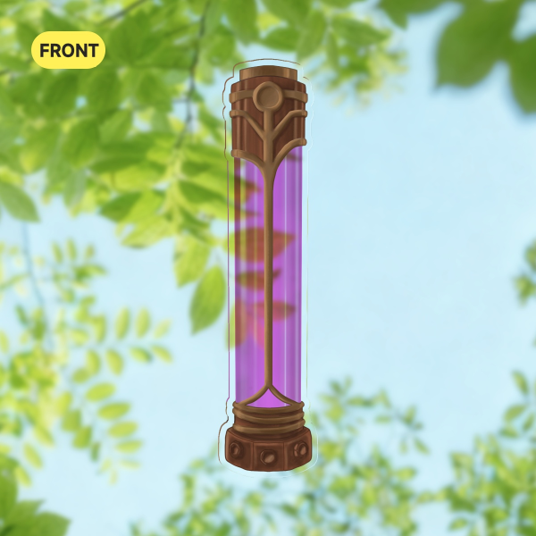 Shimmer vial bookmark