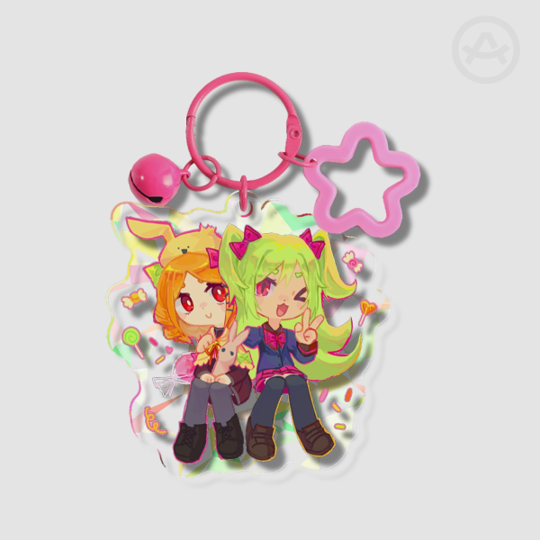 [WITCH'S HEART] - Charlime - Broken Glass Acrylic Keychains