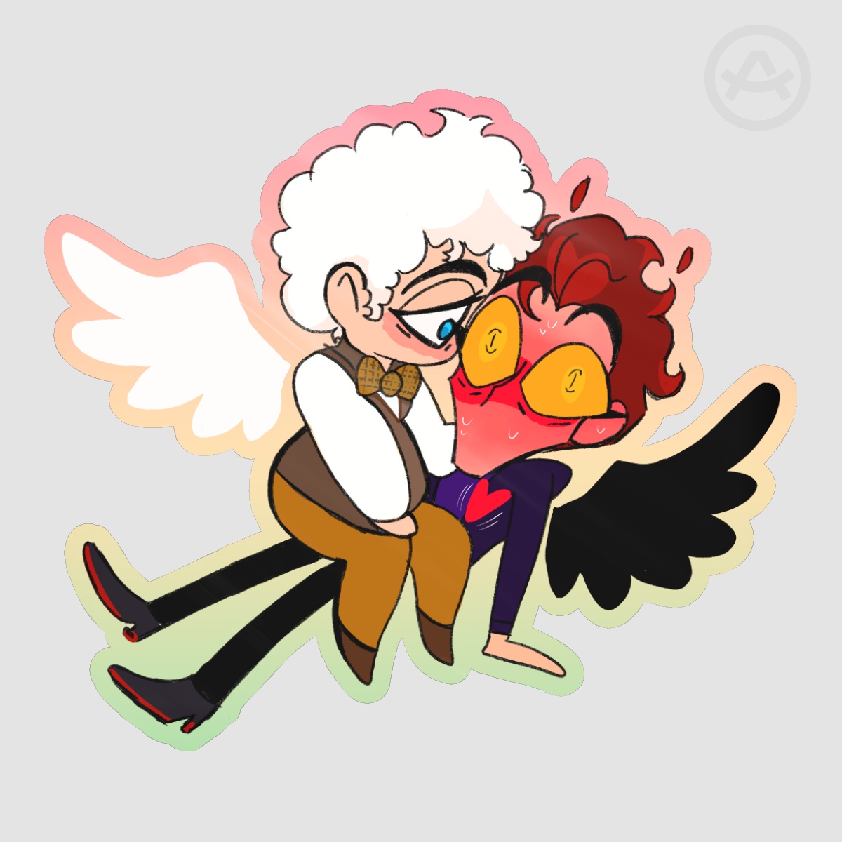 Flustered Snake Sticker