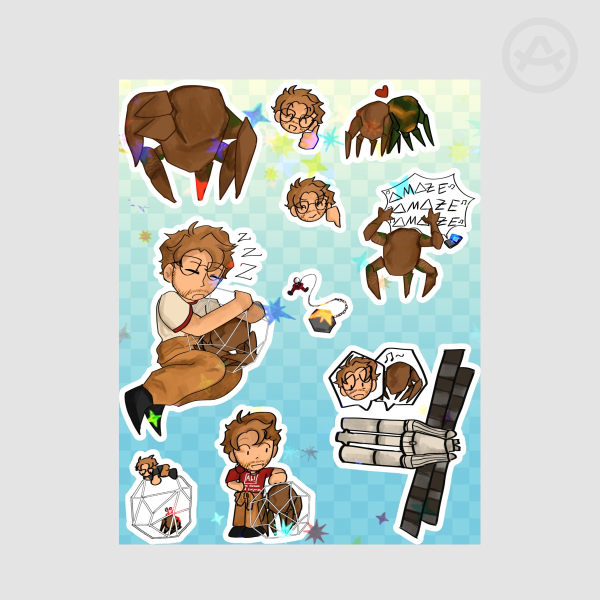 Project Hail Mary Sticker Sheet
