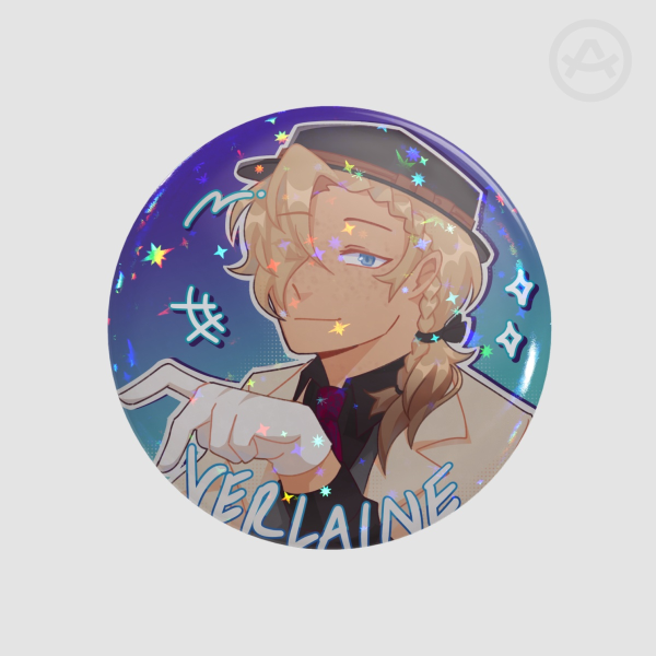[BSD] Verlaine Round Badge/Button Pin