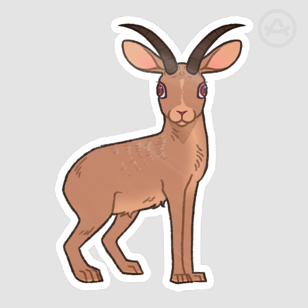 Jackalope Sticker