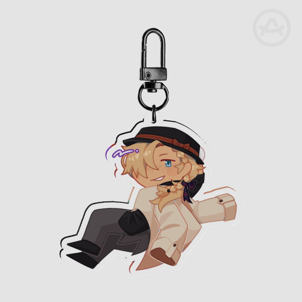 [BSD] Verlaine Clear Acrylic Keychain 2.5in