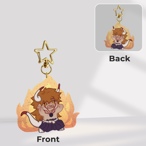 Angy Hollow Ichigo Keychain