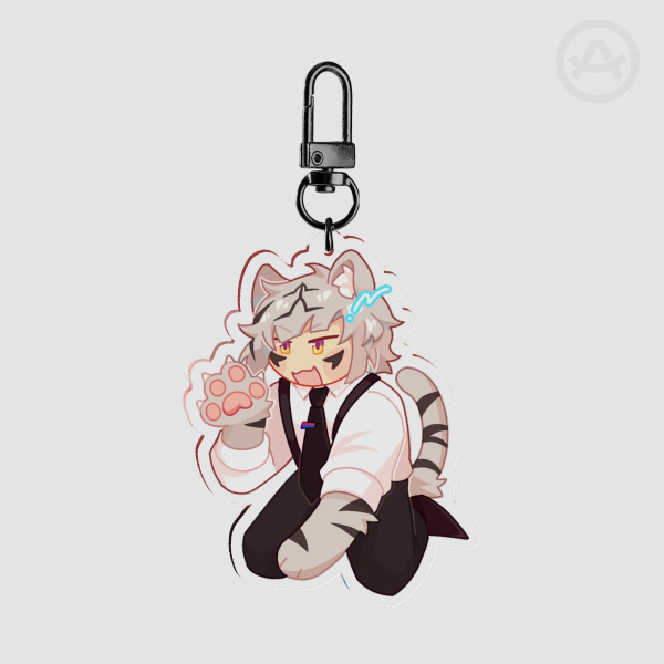 [BSD] Atsushi Clear Acrylic Keychain 2.5in