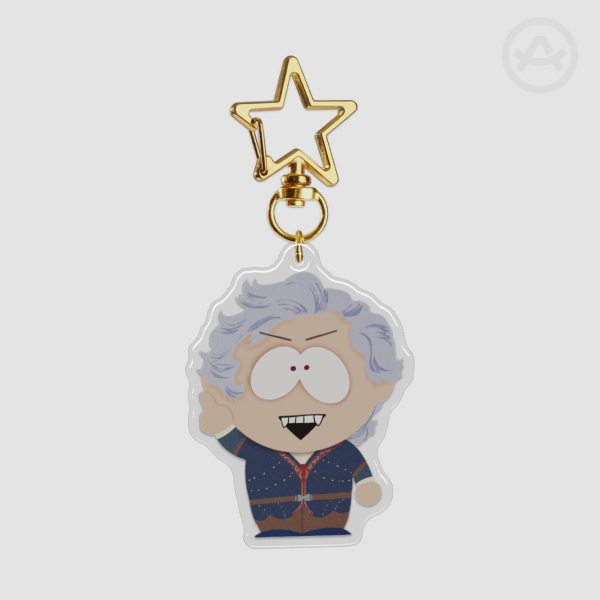 Astarion Baldur's Gate Epoxy Clear Acrylic Keychain