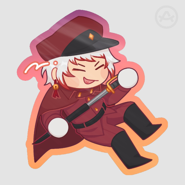 [BSD] Jouno Sticker Colored Edge 2in