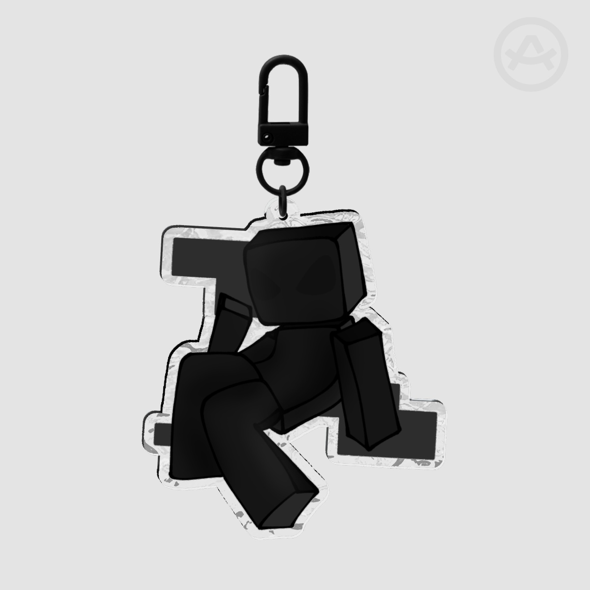 THE BROKEN SCRIPT | Null Glitch Ripple Keychain