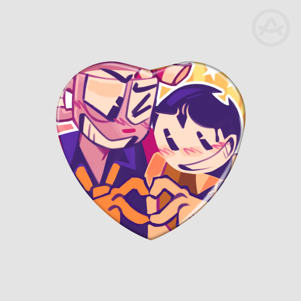 Bendystraw Pin de corazon