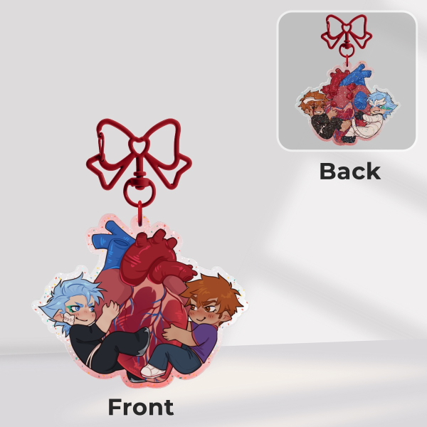 Heartache IchiGrimm Glitter Keychain