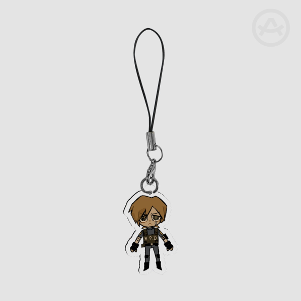 Leon Kennedy RE2 phone charm