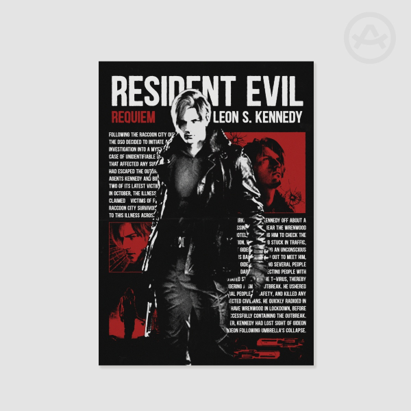 Resident Evil/Leon S. Kennedy - 42x29 Poster