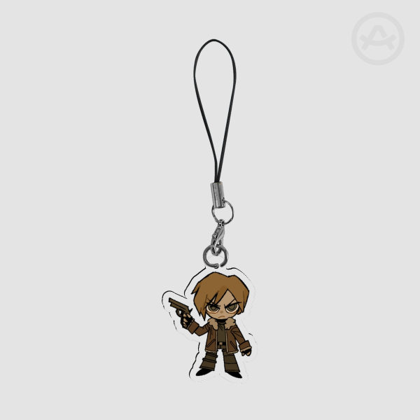 Leon Kennedy RE4 phone charm
