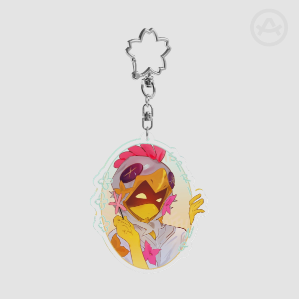 Spring Null Clear Acrylic Keychain