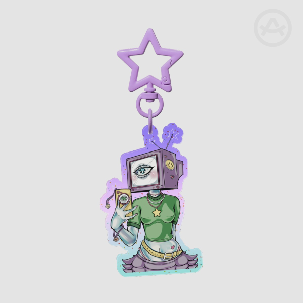 Y2K Cyber Love Keychain
