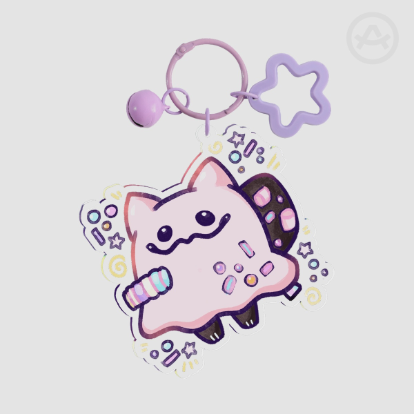 Marshmao Yummy Keychain Charm