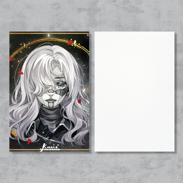 Painted Alicia Postcard