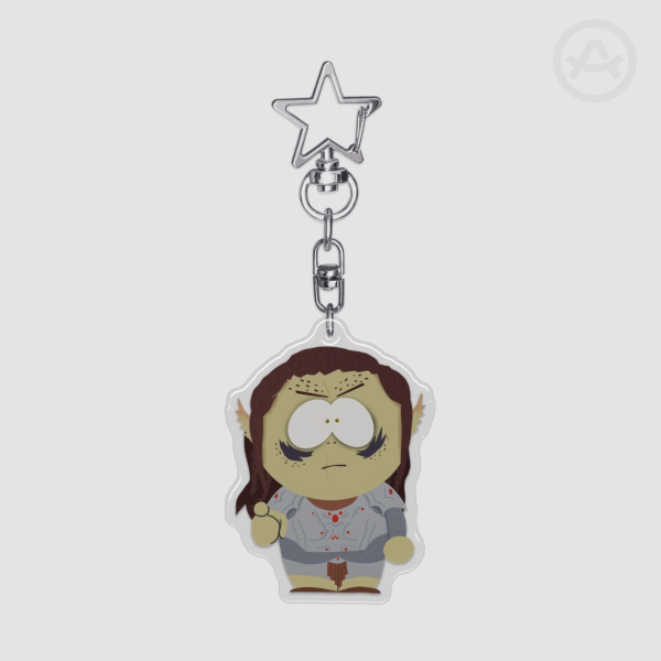 Lazel Baldur's Gate Epoxy Clear Acrylic Keychain