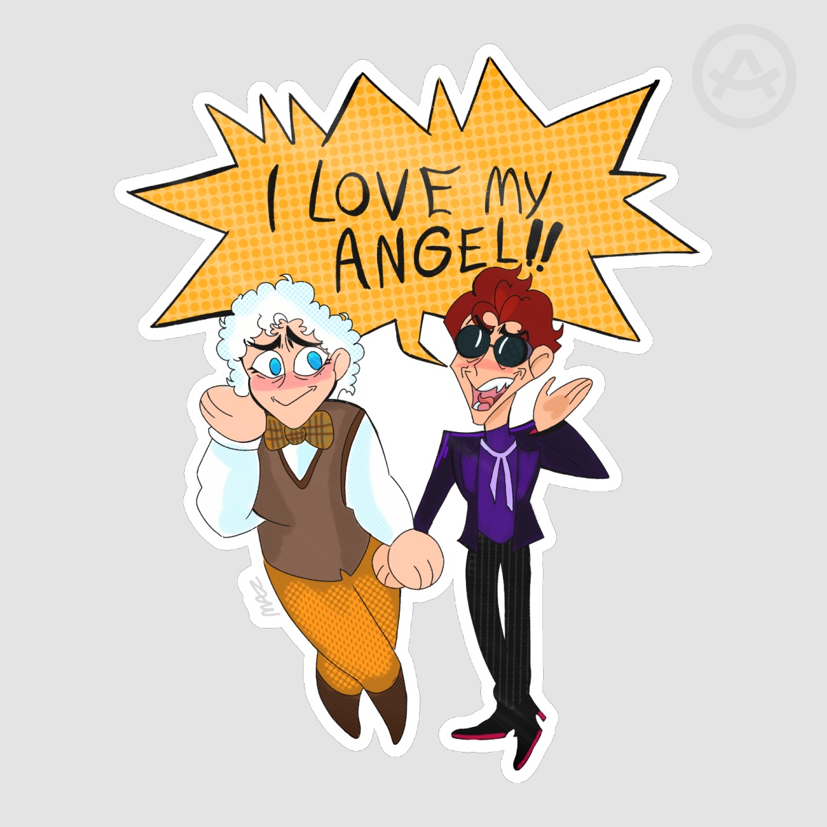 I love my Angel Sticker